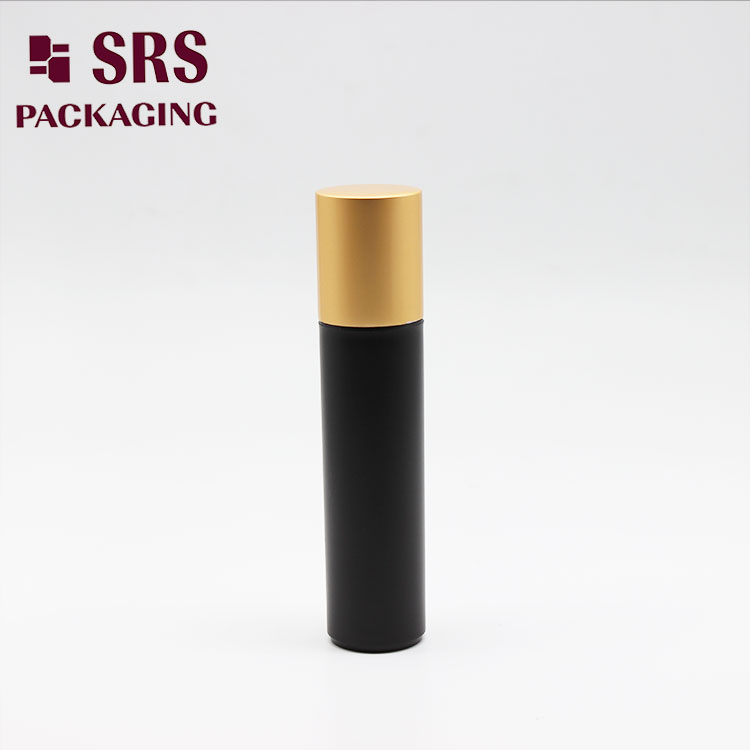 SRS Injection Black Plastic Hair Serum Massage 30ml Roller Bottle