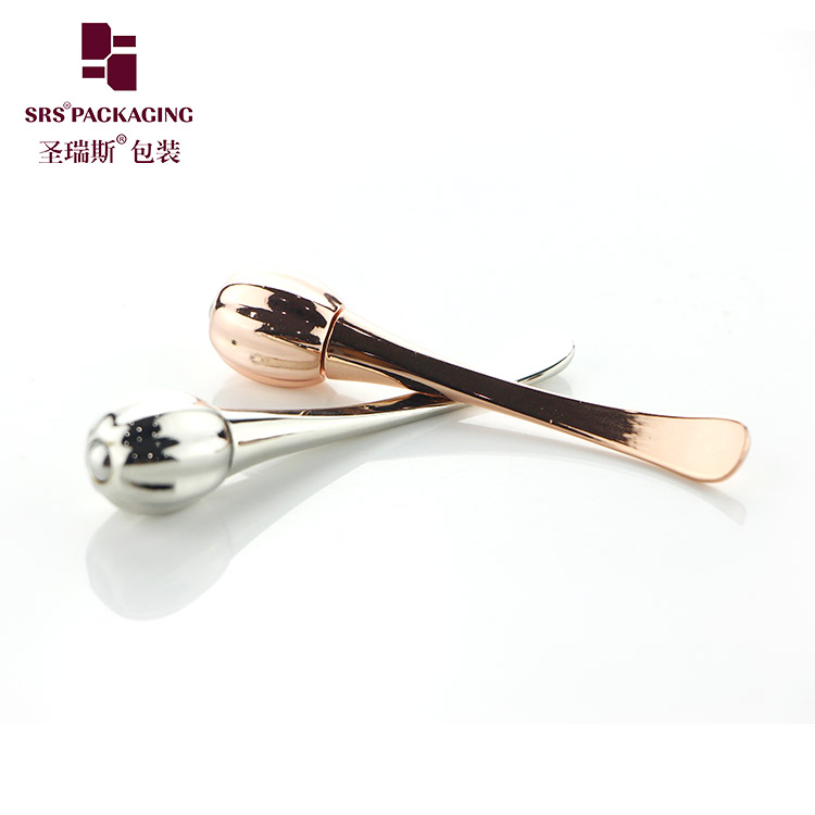 2020 Metal Single Roller Facial Lift Anti-Aging Massaging Tool Manual With Cream Digging Spoon