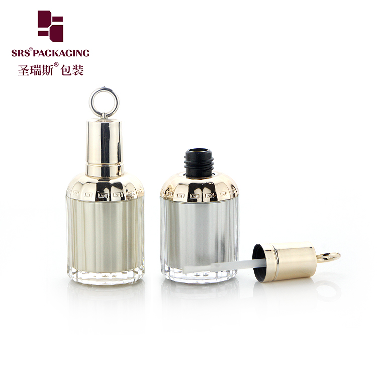 NP002 SRS Packaging High Quality 8ML Empty Acrylic Liquid Nail Polish Bottles