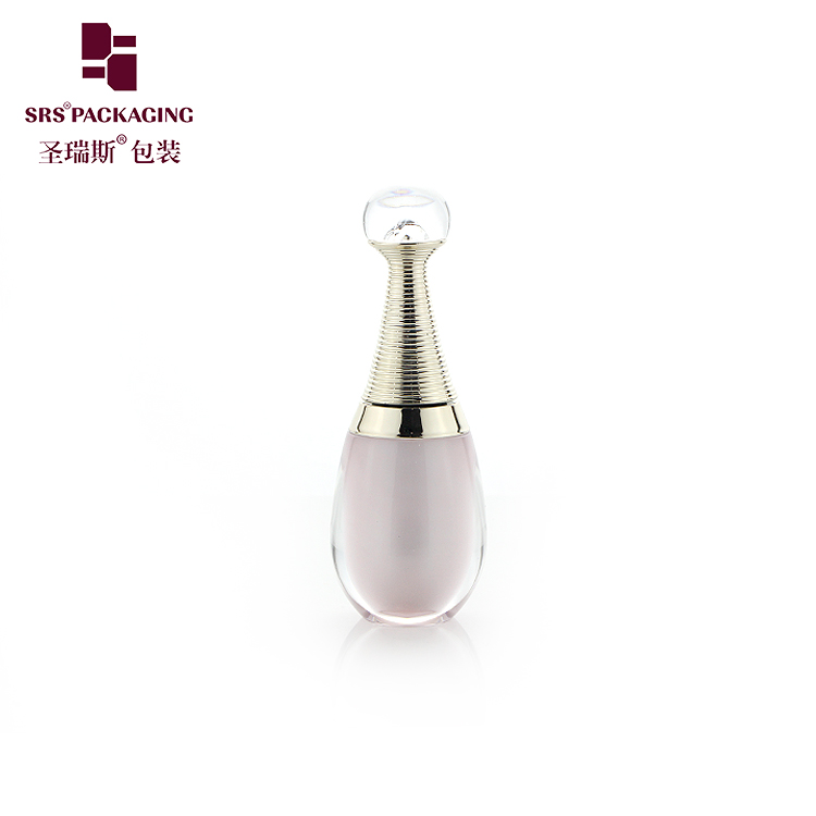NP006 Acrylic plastic double wall 8ml empty bottle for nail polish