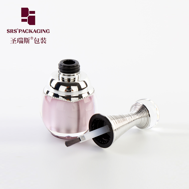 NP007 Empty cosmetic container luxury nail bottle for uv gel 8ml 10ml 12ml luxury container