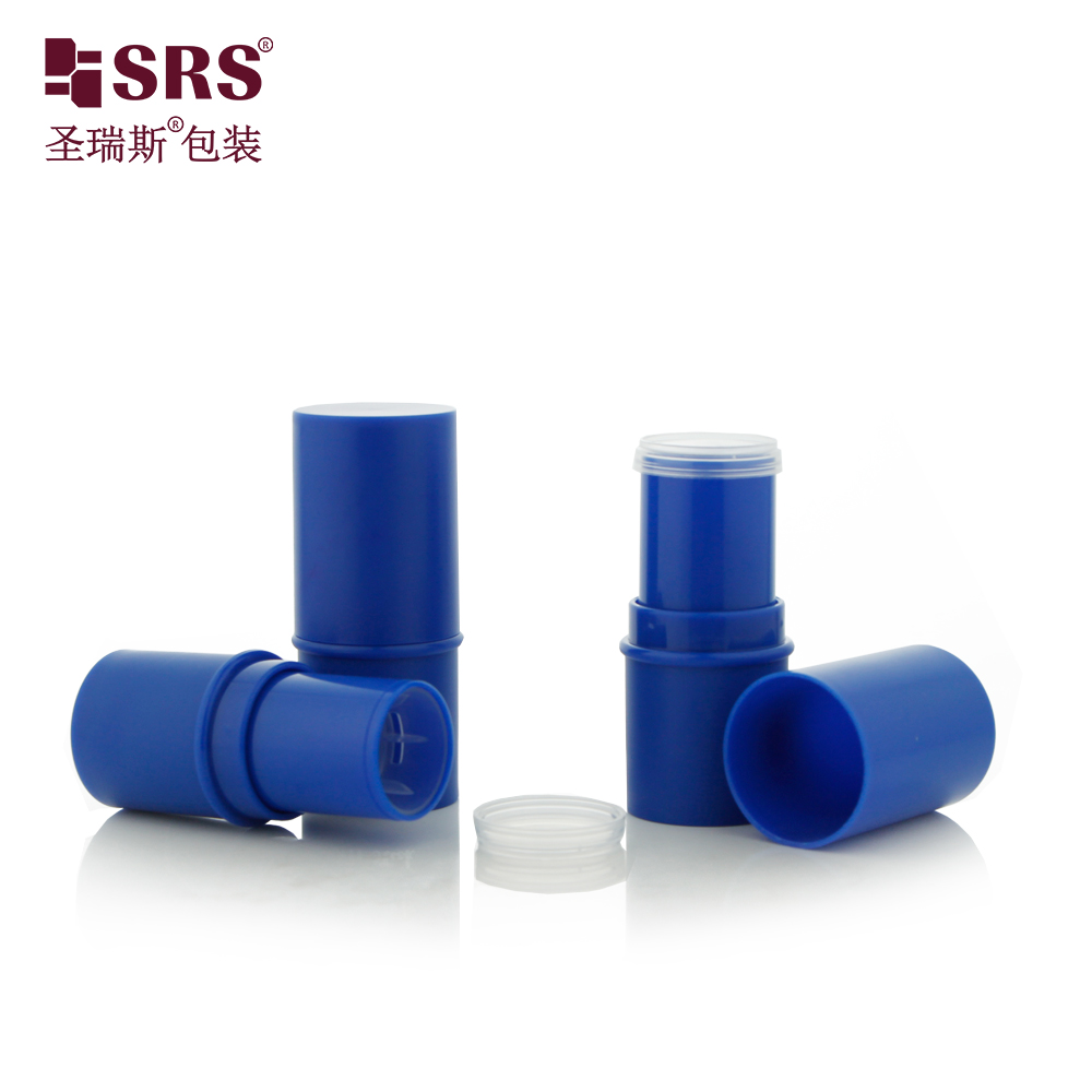 Free Sample PP Roll on Matte Green Blue Chapstick Tubes Lip Balm bottle 6g Container Mini Bottle Cosmetic Packaging