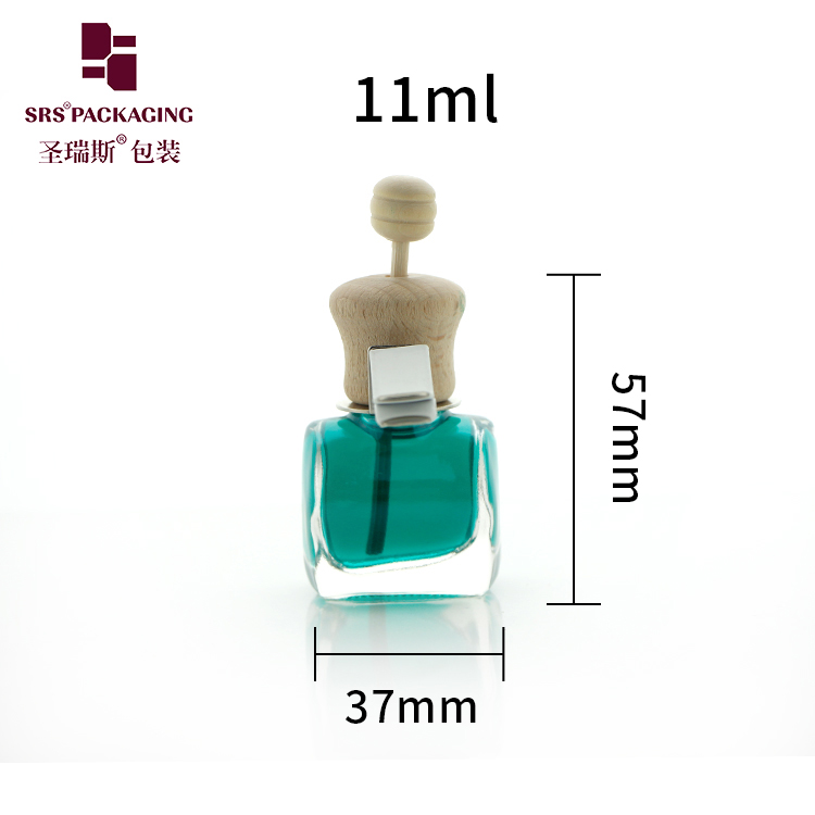 wholesale 10ml Car Perfume Glass Bottle Hanging Empty Refillable Bottle for Auto Pendant