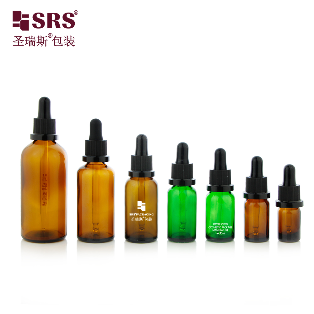 Factory New Product Custom Black Rubber Evident Temper Dropper Cap For Essential Oil 