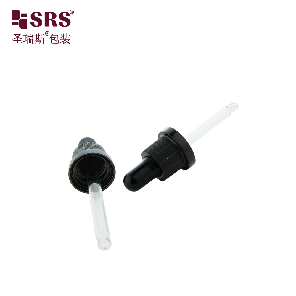 New Pipette Child Proof Cap for Frosted Amber Eye Dropper Essential Oil Serum Bottles