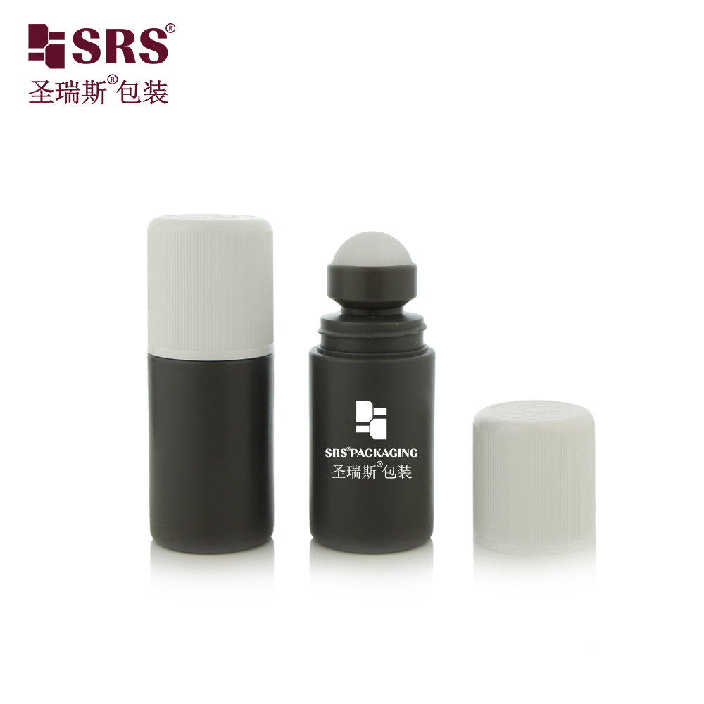 60ml empty cosmetic packaging Turn Child-Resistant Cap roller ball bottle