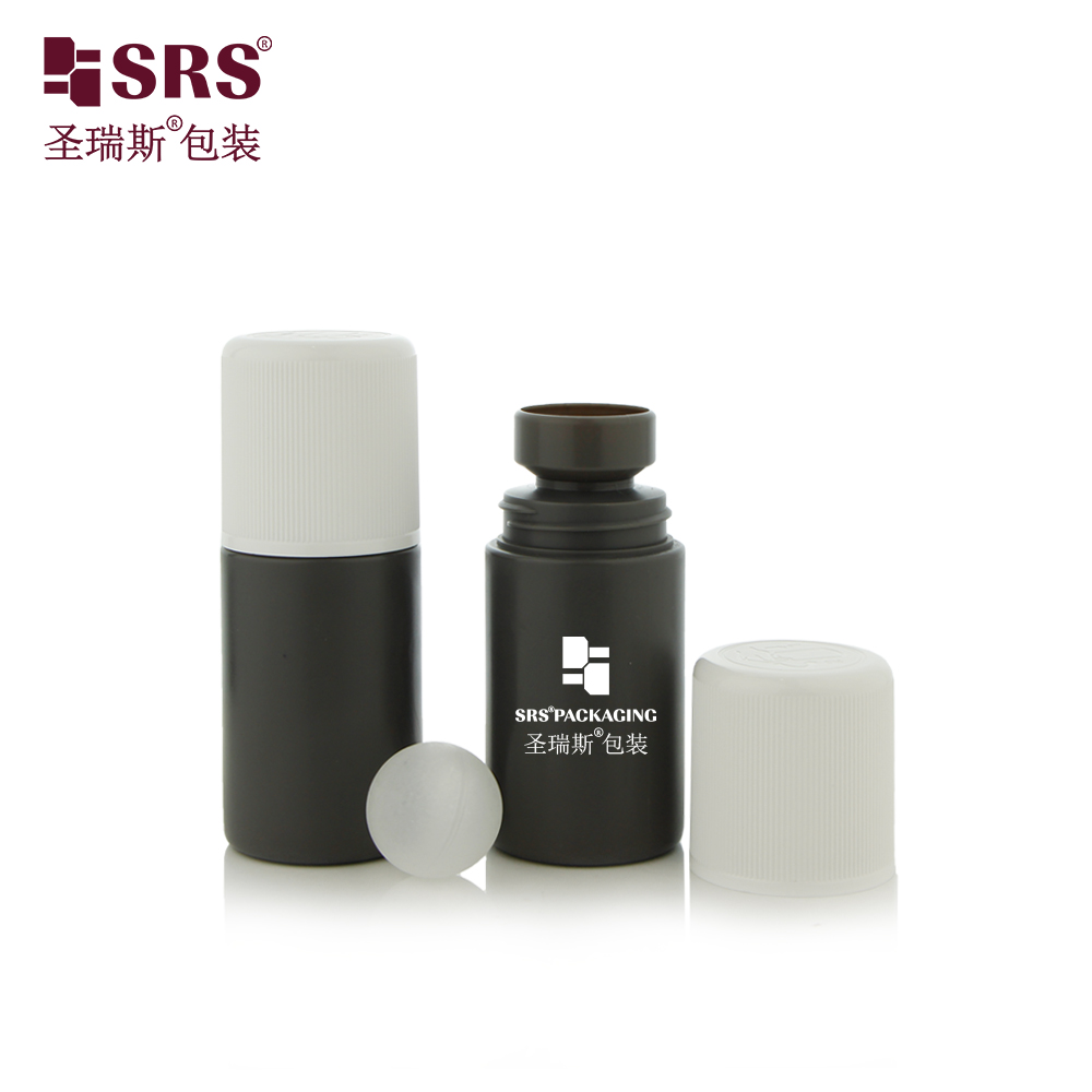 60ml empty cosmetic packaging Turn Child-Resistant Cap roller ball bottle