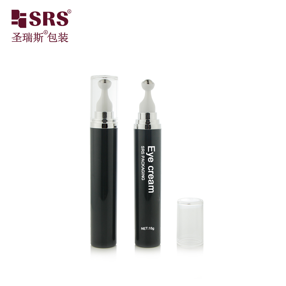Wholesale Factory Price 15ml 20ml Custom Injection Painting Metalized Color Acrylic Roller Bottle