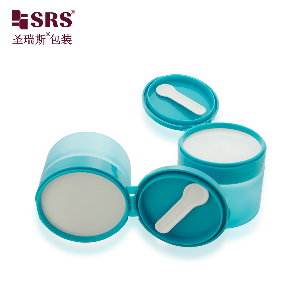Round Empty Cosmetics Facial Cream Body Butter Jars Refillable Storage Containers