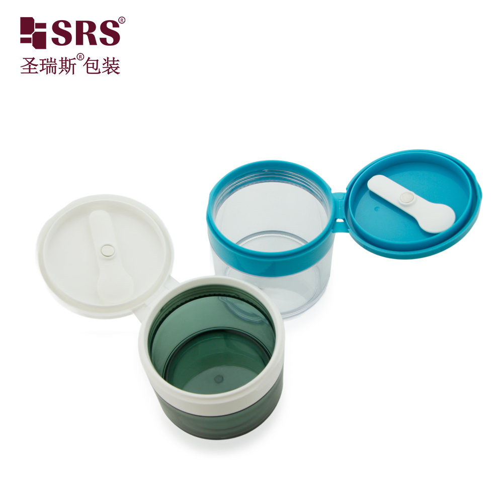 Empty Face Cream Jar PETG Thick Wall Jar 100g 120g 150g 200g 250g Clear Skincare Plastic Jar