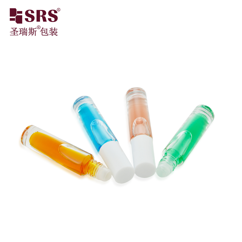 High Quality metal Roller Ball 5ml Glass Roll On Bottles for Essential Oils