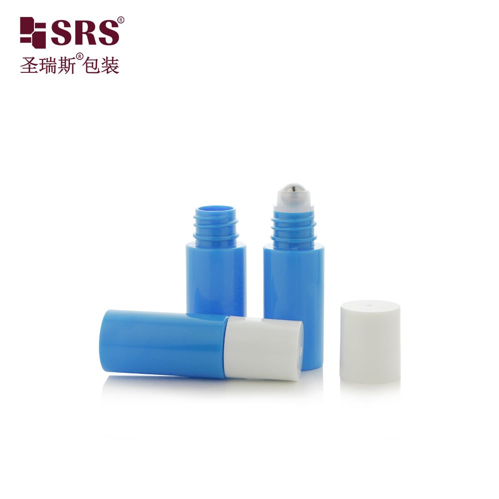 Hot Sale 15ml Durable PET Roll on Bottle Empty Perfume Oil Container 