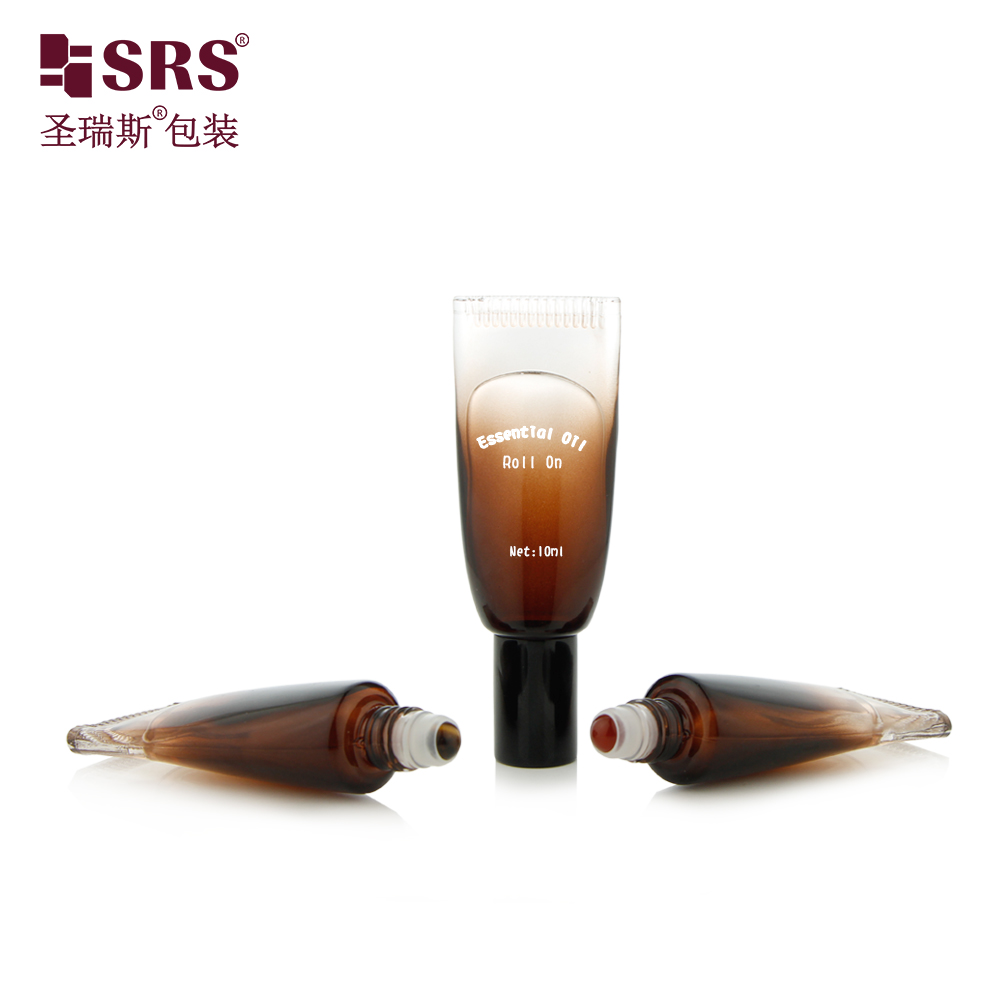 New Purple Factory Wholesale Travel Portable Empty Glass Roller Tube with Hook