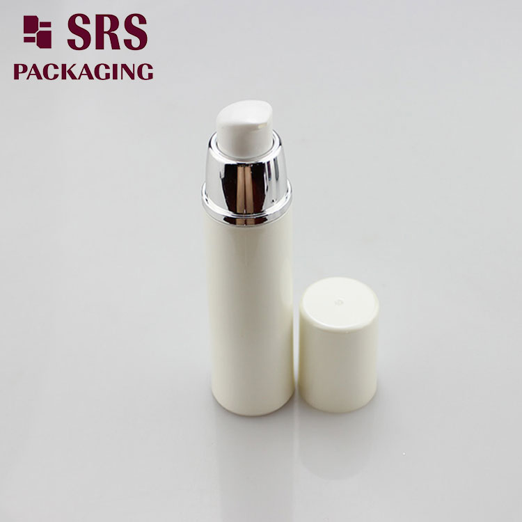 A024 PP round airless lotion bottle empty cosmetic packaging