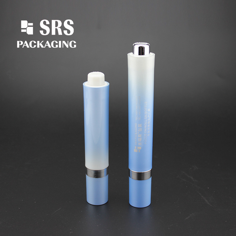 AY-10ml 15ml hot sale airless plastic roll on bottle for eye cream