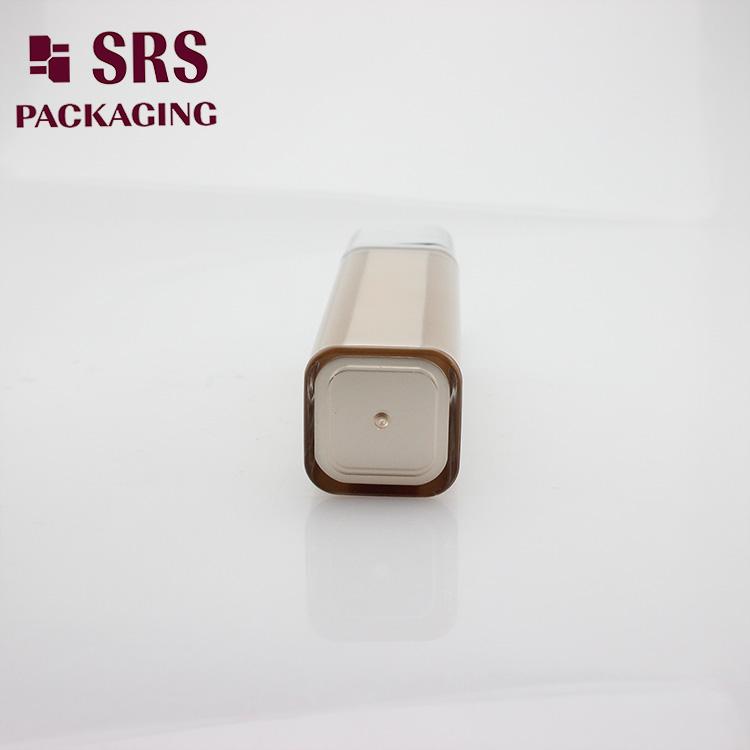 A051 acrylic square rotary airless bottle 