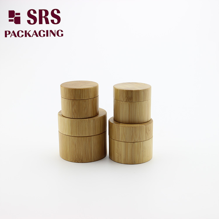 15g 20g 30g 50g cosmetic bamboo empty cream jar