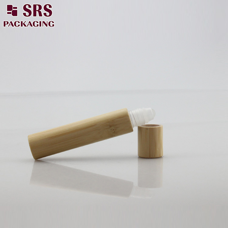 BPP-8ml cosmetic bamboo plastic roller bottle 100pcs