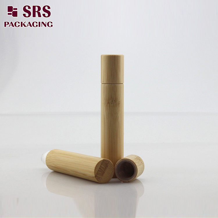 BPP-8ml cosmetic bamboo plastic roller bottle 100pcs