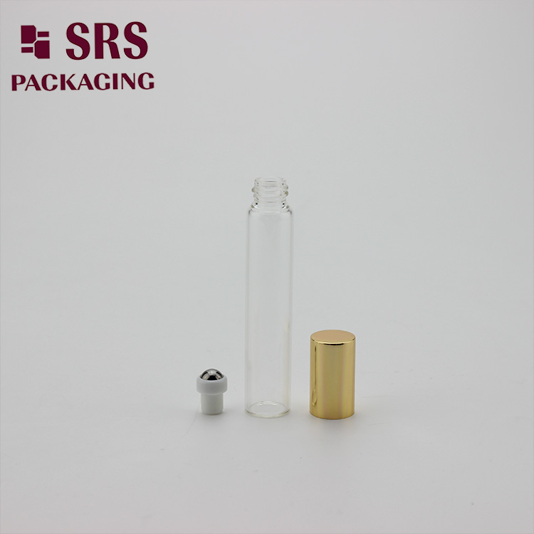 100pcs BLP-8ml empty transparent glass roller bottle small order