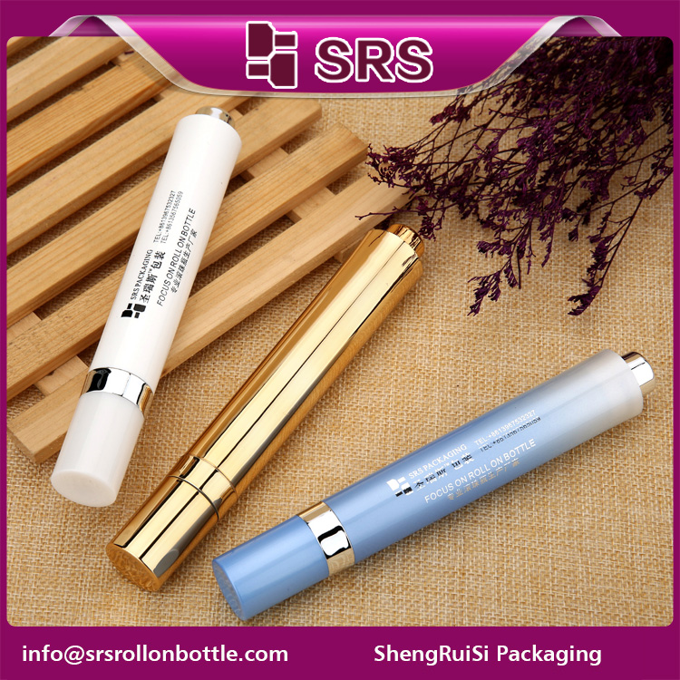 SRS empty 15ml Colorful Eye Serum Roller Bottle