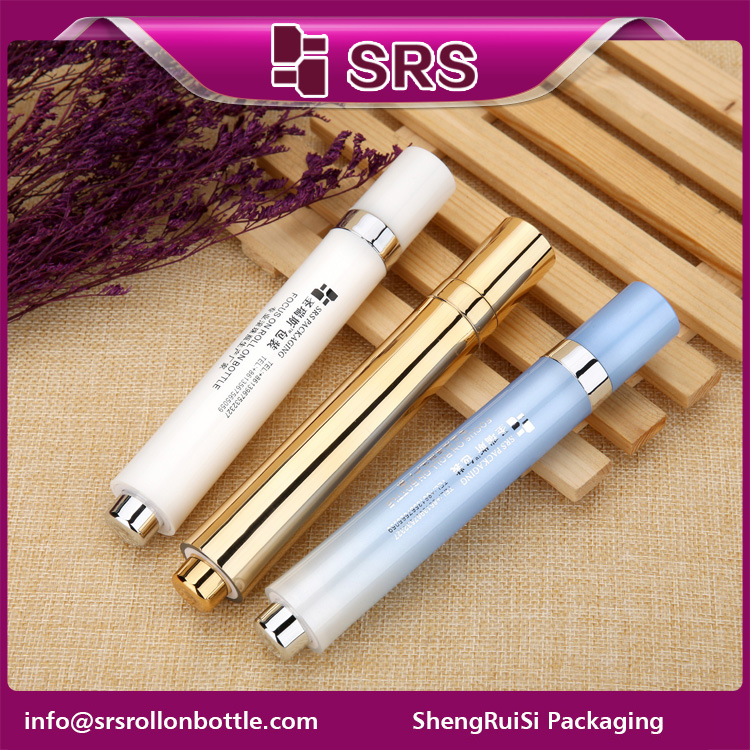 SRS empty 15ml Colorful Eye Serum Roller Bottle