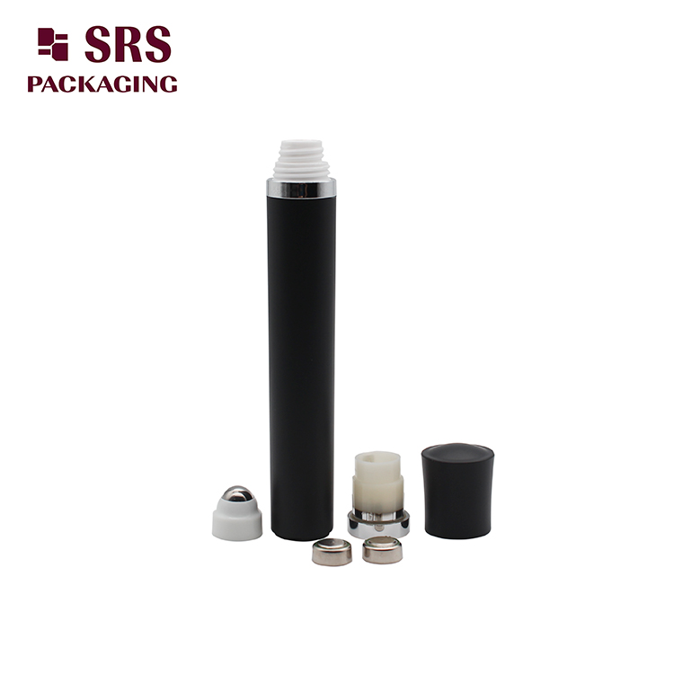 DR004 SRS Cosmetic 10ml Black Roll on Bottle for Eye Serum