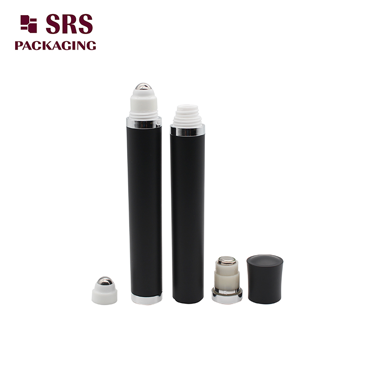 DR004 SRS Cosmetic 10ml Black Roll on Bottle for Eye Serum