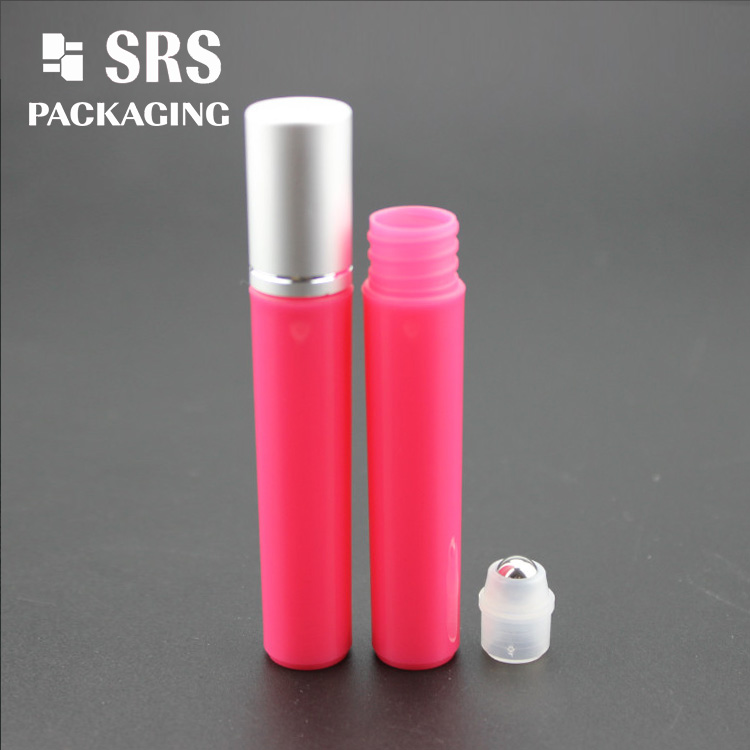 SRS PP Red Color 15ml Perfume Roll on Bottle empty