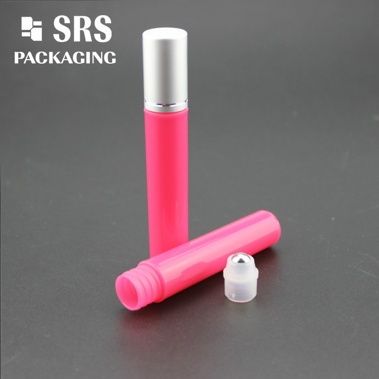 SRS PP Red Color 15ml Perfume Roll on Bottle empty