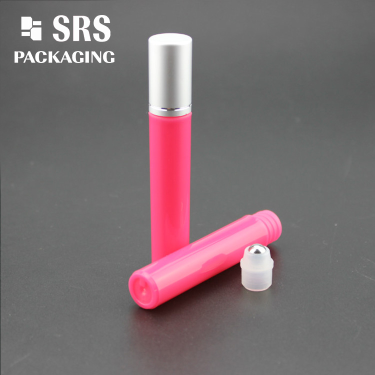 SRS PP Red Color 15ml Perfume Roll on Bottle empty