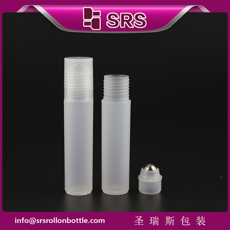 Plastic Roll on Cosmetic Packaging 10ml Roller Perfume Oil Bottles