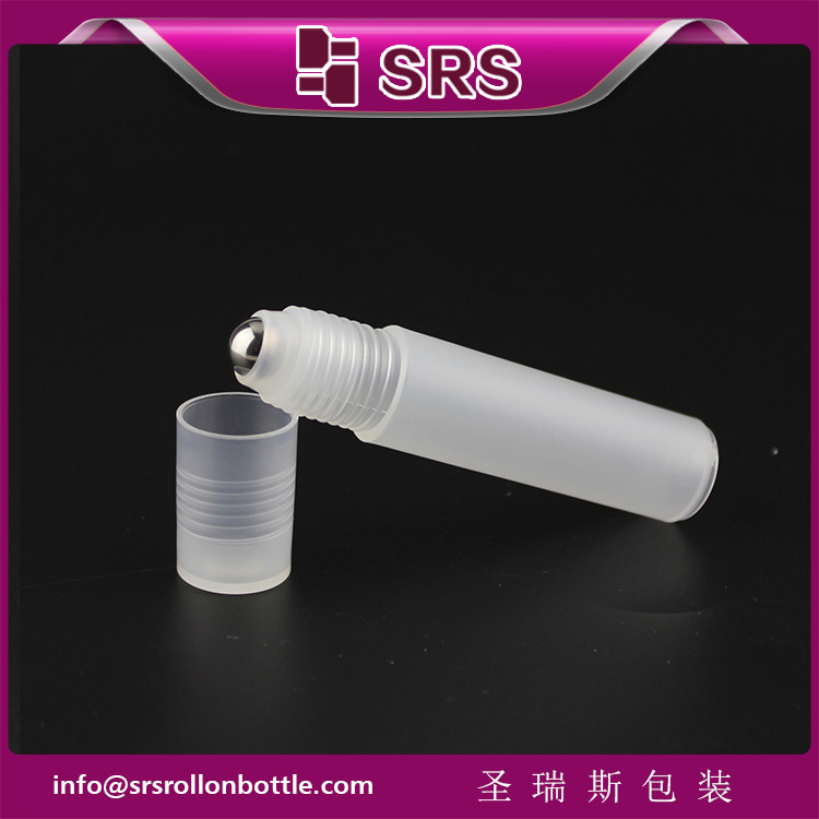 Plastic Roll on Cosmetic Packaging 10ml Roller Perfume Oil Bottles