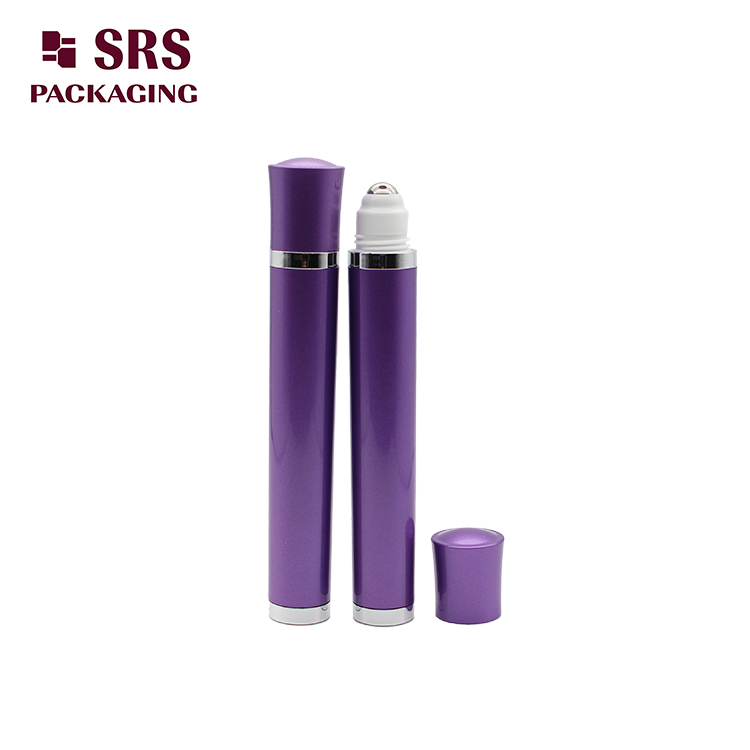 plastic Purple Color 10ml Vibrating Roller Ball Bottle