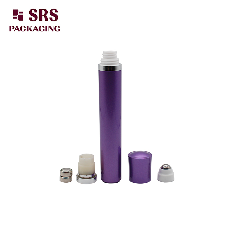 plastic Purple Color 10ml Vibrating Roller Ball Bottle