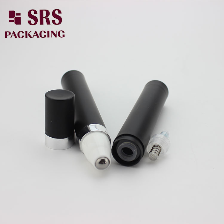 Airless Plastic Eye Cream Cosmetic Packaging 15ml Roll on Bottle