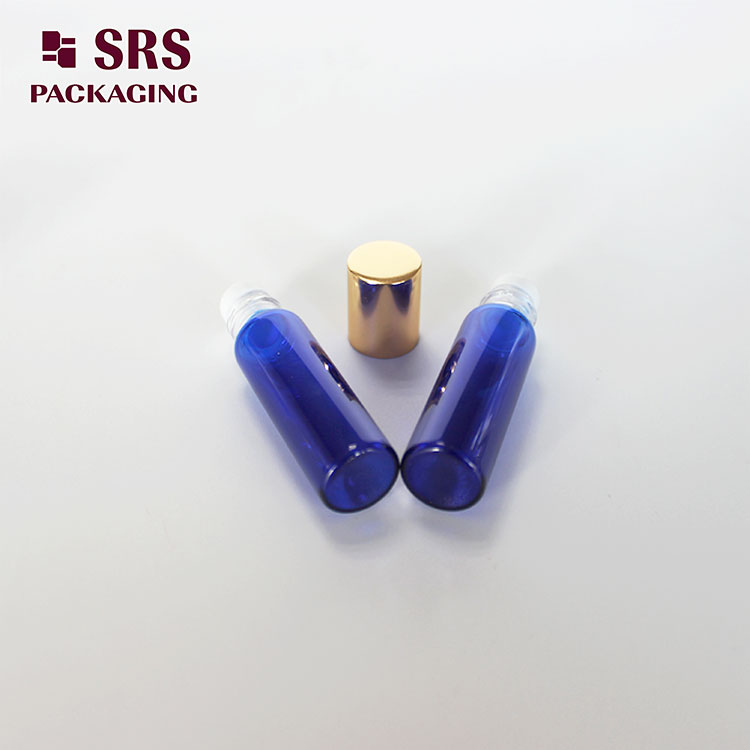 SRS Mini Bottle Blue Color 5ml Empty Perfume Packaging