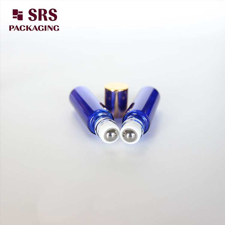 SRS Mini Bottle Blue Color 5ml Empty Perfume Packaging