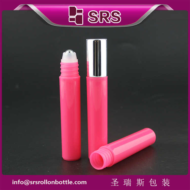SRS Empty Cosmetic Mini Plastic Roll on Bottle 7ml