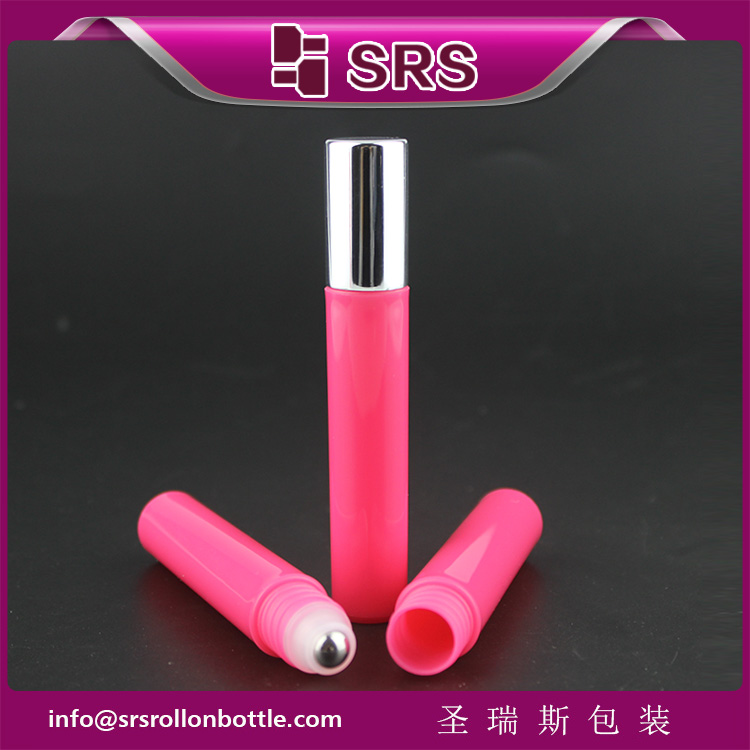 SRS Empty Cosmetic Mini Plastic Roll on Bottle 7ml