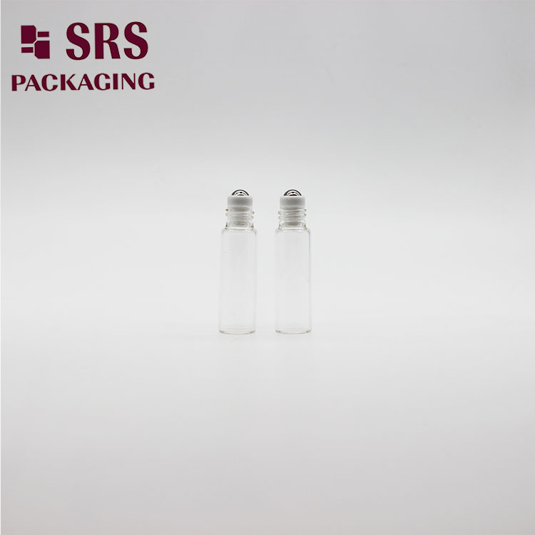 Roll on 5ml Sample Bottle with Black Aluminum Cap