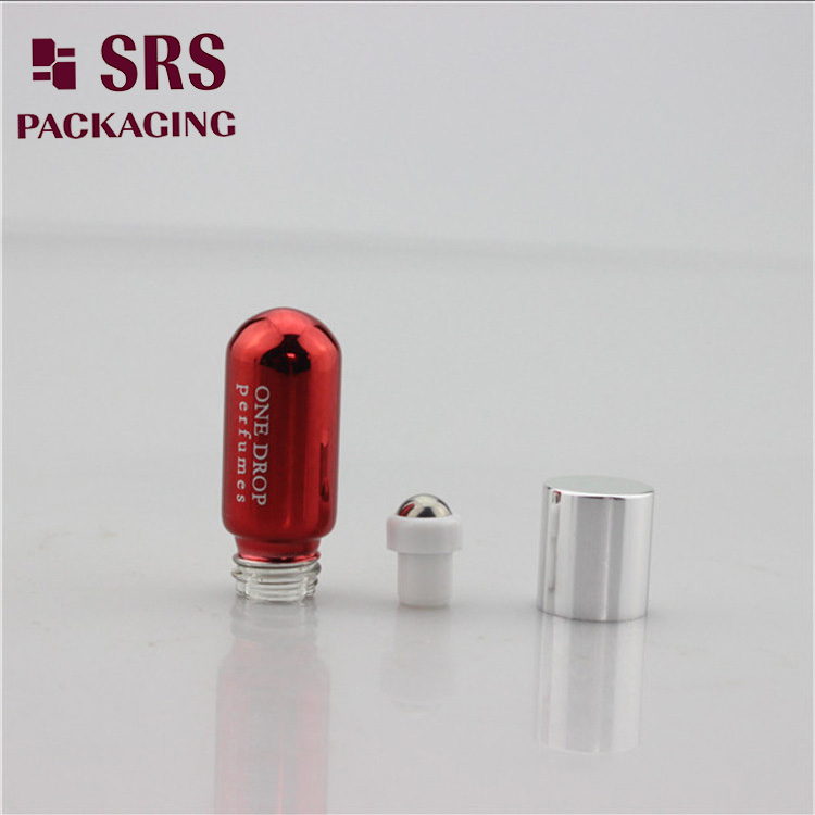 New Design Round Bottom 3ml Perfume Glass Roll on Bottle