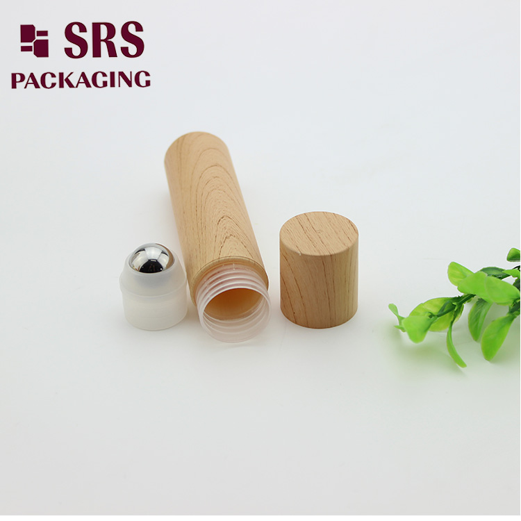 SRS 30ml Printed Wooden Plastic Roll on Custom Bottle