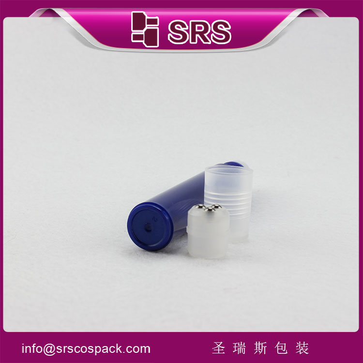 SRS empty 15ml plastic three roller balls bottles wholesale