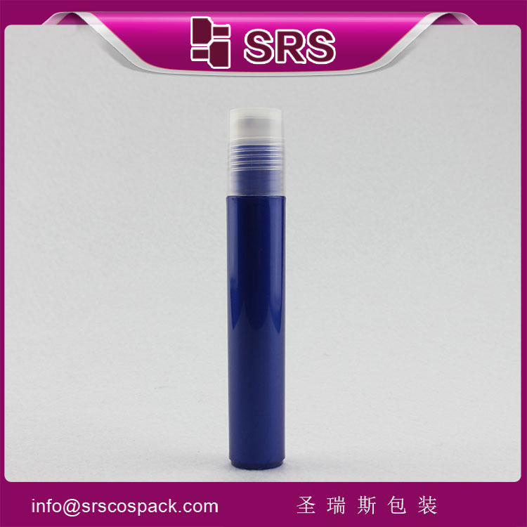 SRS empty 15ml plastic three roller balls bottles wholesale