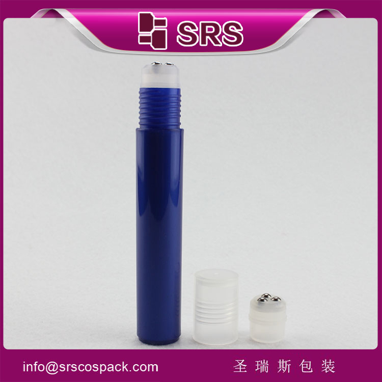 SRS empty 15ml plastic three roller balls bottles wholesale
