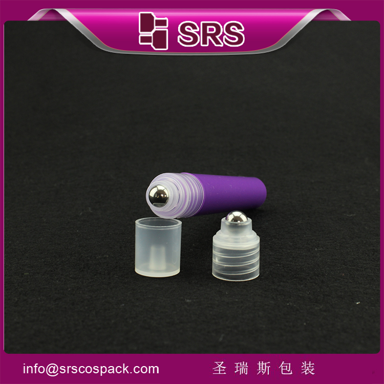 SRS-3ml 5ml 7ml 8ml refilled empty plastic roll on bottle 