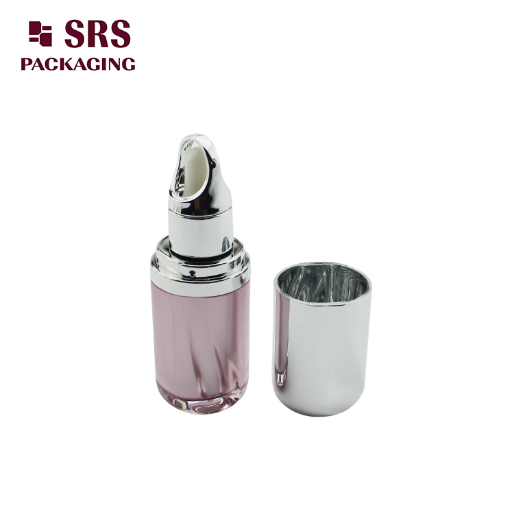 SRS Painting Pink Color 8ml Acrylic Essential Oil Dropper Bottle