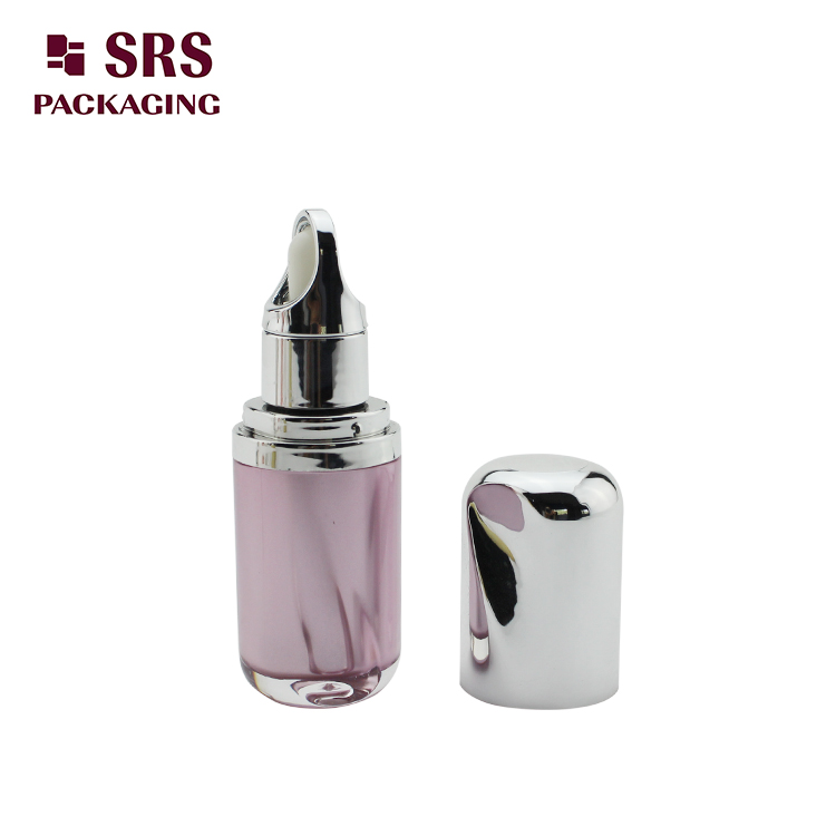 SRS Painting Pink Color 8ml Acrylic Essential Oil Dropper Bottle