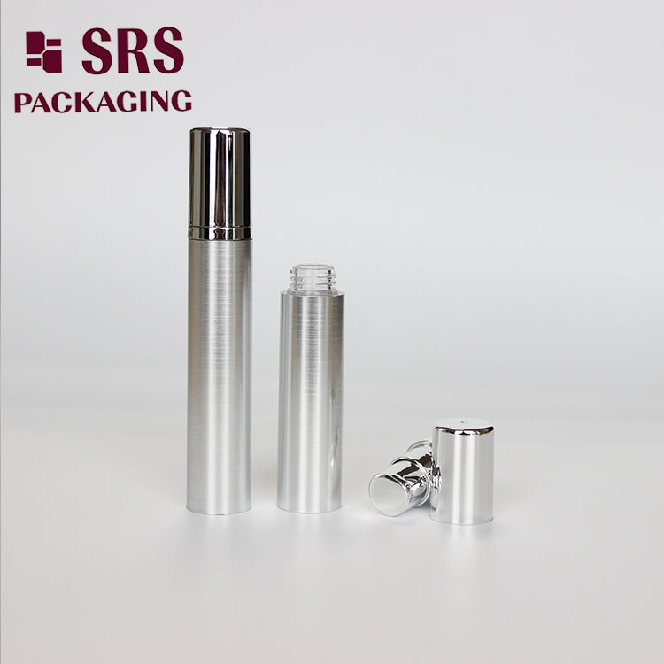 A003 SRS Mini Empty 5ml 10ml Silver Airless Sample Bottle